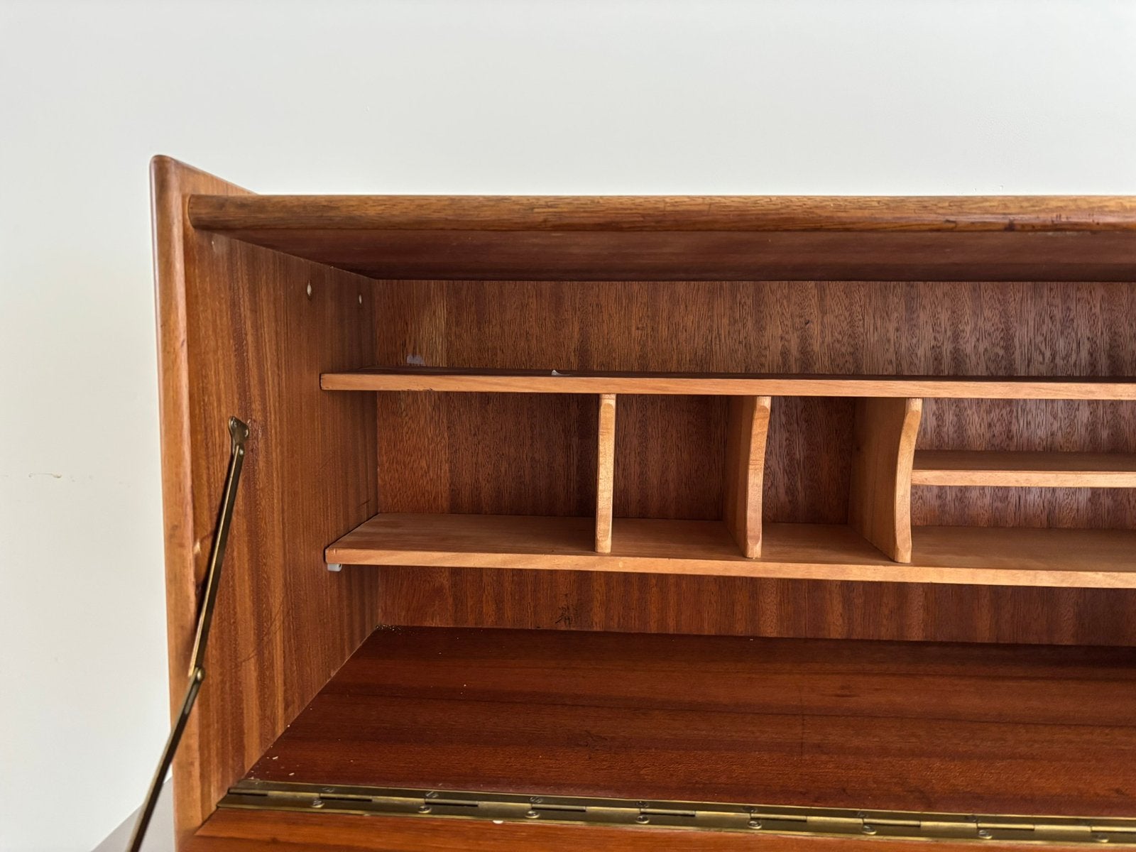 Vintage design, modulair secretaire kastdeel, Simpla Lux ‘60, Ophalen, Gebruikt, ..., Vintage retro midcentury design Dutch design Deens teak antiek