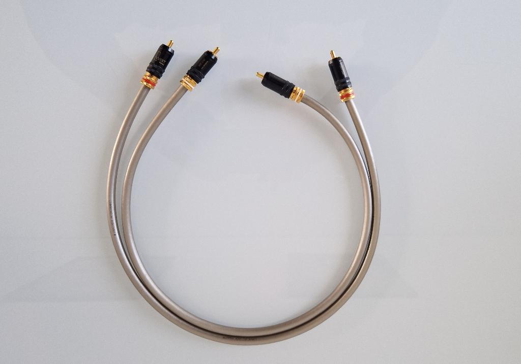 Linn silver interlinks 120cm en 60cm WBT afgemonteerd, Ophalen, Gebruikt, Minder dan 2 meter, Interlink-kabel