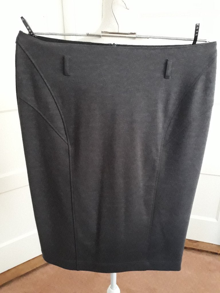 Mooi koker rokje van SEDA FASHION     maat 42, Maat 42/44 (L), Ophalen of Verzenden, Zo goed als nieuw, Grijs