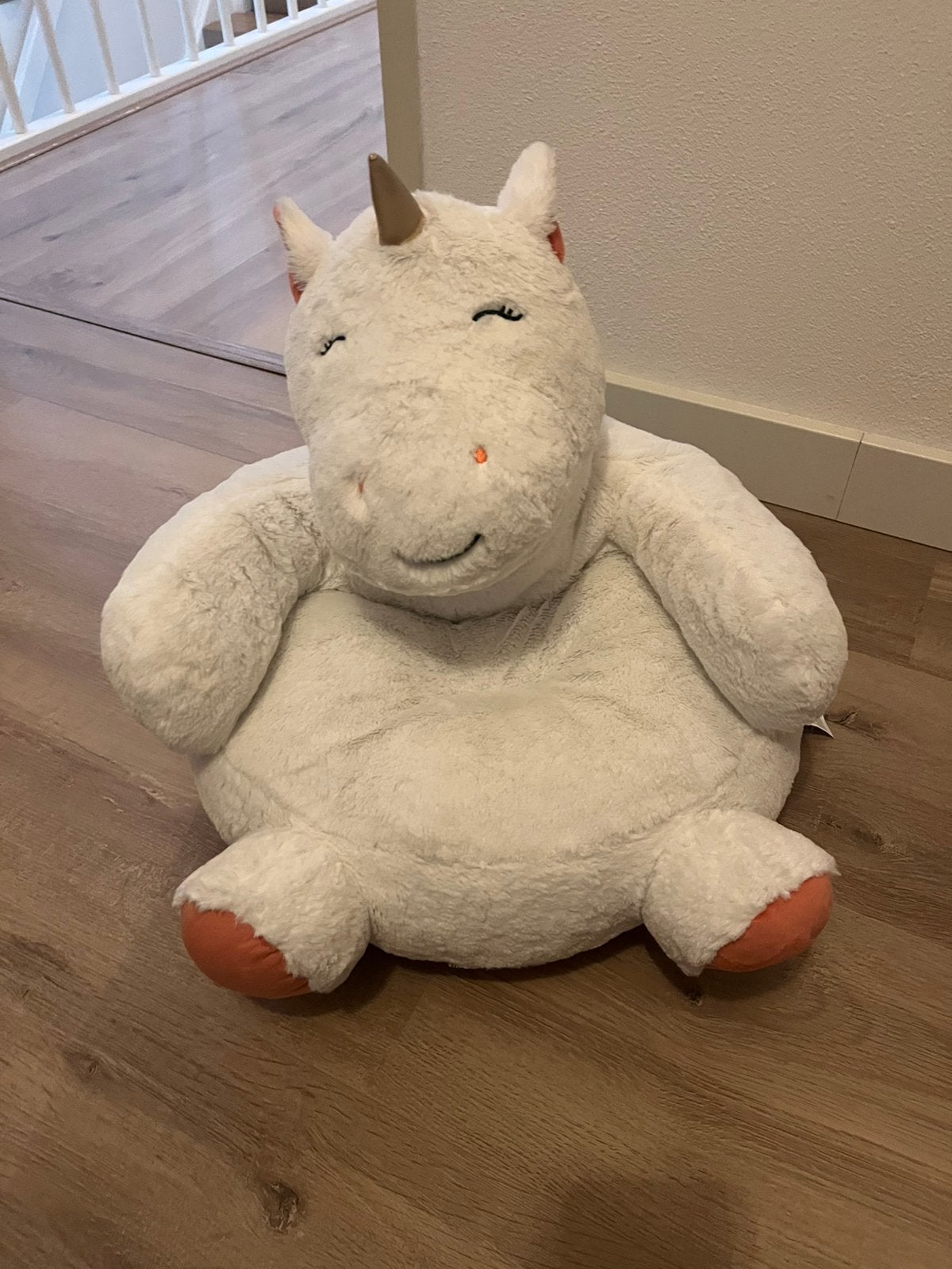 Unicorn zitstoel, Kinderen en Baby's, Speelgoed | Knuffels en Pluche, Ophalen, Zo goed als nieuw, Overige typen