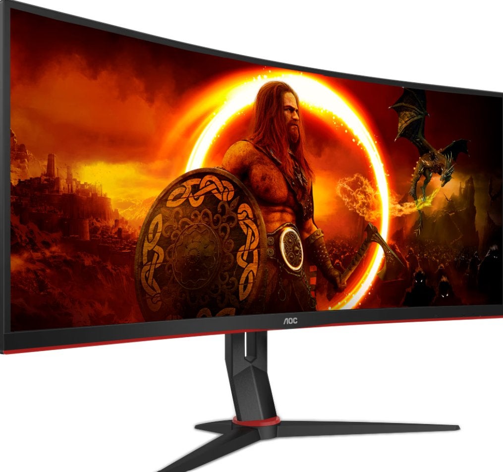AOC CU34G2X/BK 34” Curved Ultrawide Gaming Monitor, 101 t/m 150 Hz, Curved, VA, AOC