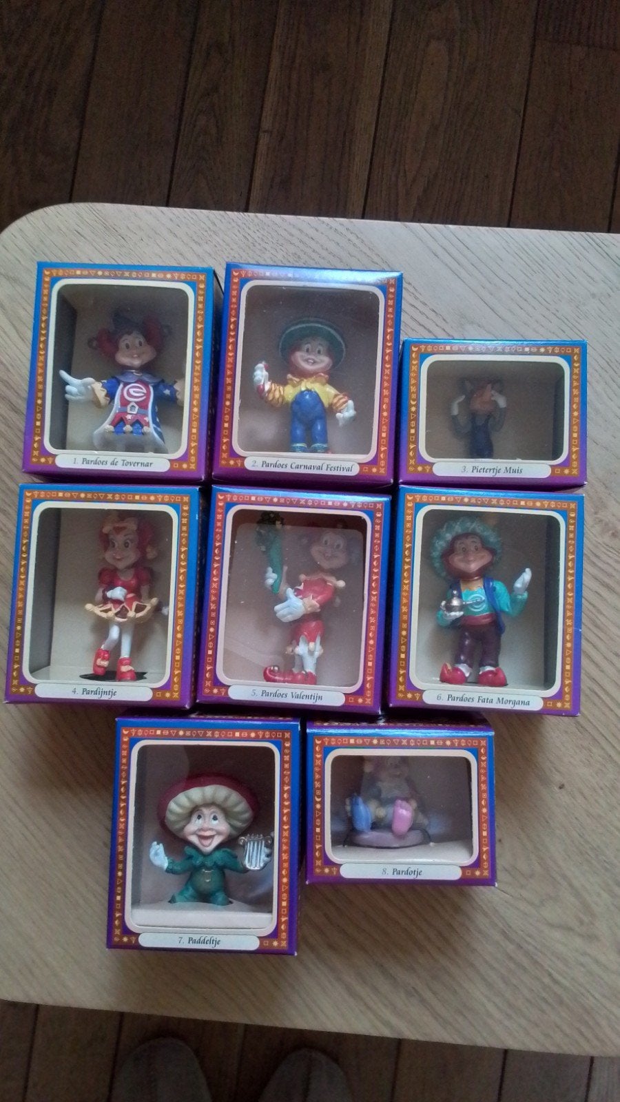 Efteling Pardoes & Vrienden Beeldjes - Complete Set, Ophalen, Nieuw