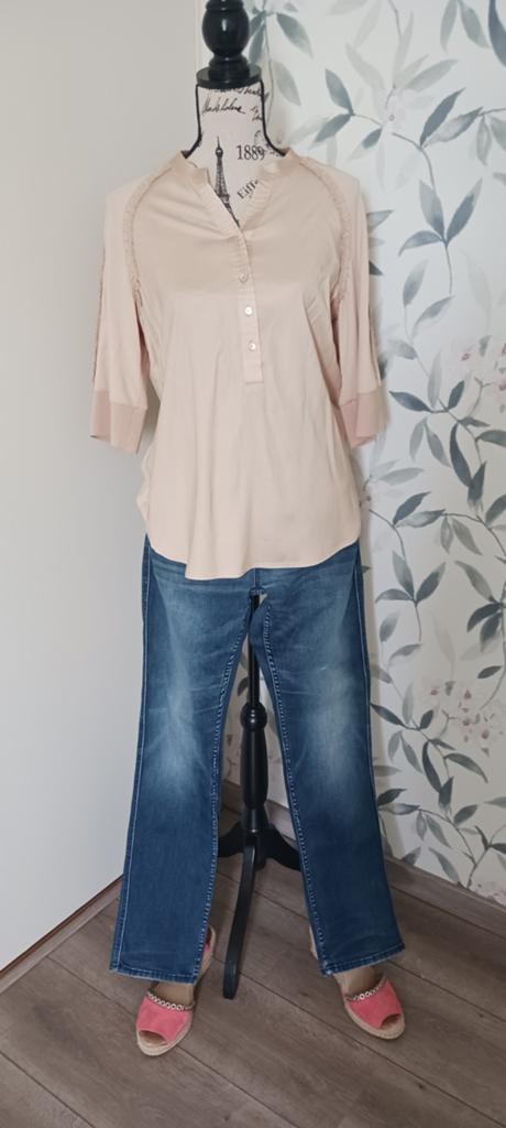 Leuk oud roze shirt van Gustav maat 38, Ophalen of Verzenden, Zo goed als nieuw, Maat 38/40 (M), Beige