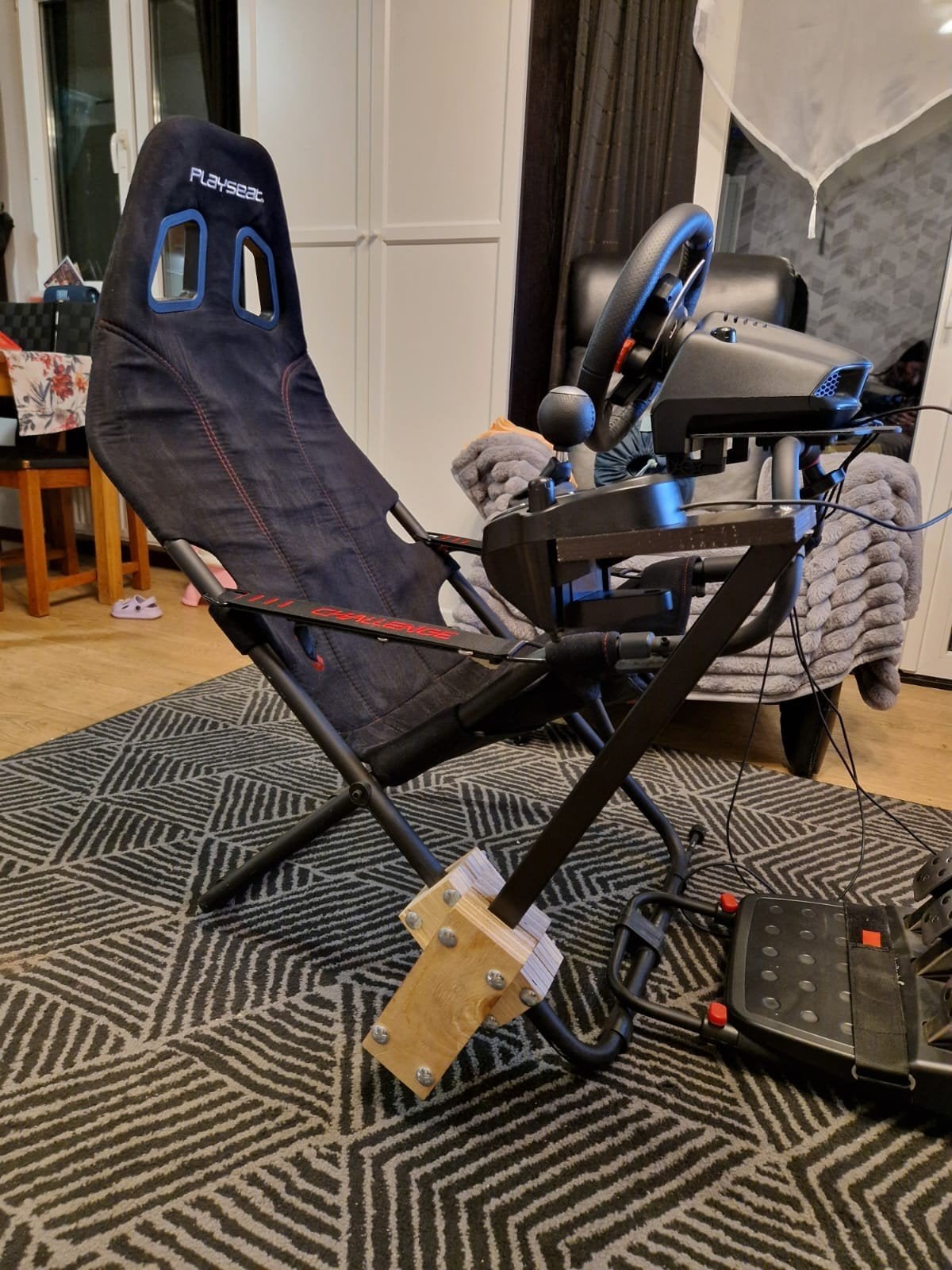 Logitech G29 + Playseat Challenge + Shifter + GT Sport, Ophalen, Zo goed als nieuw, Playseat of Racestoel