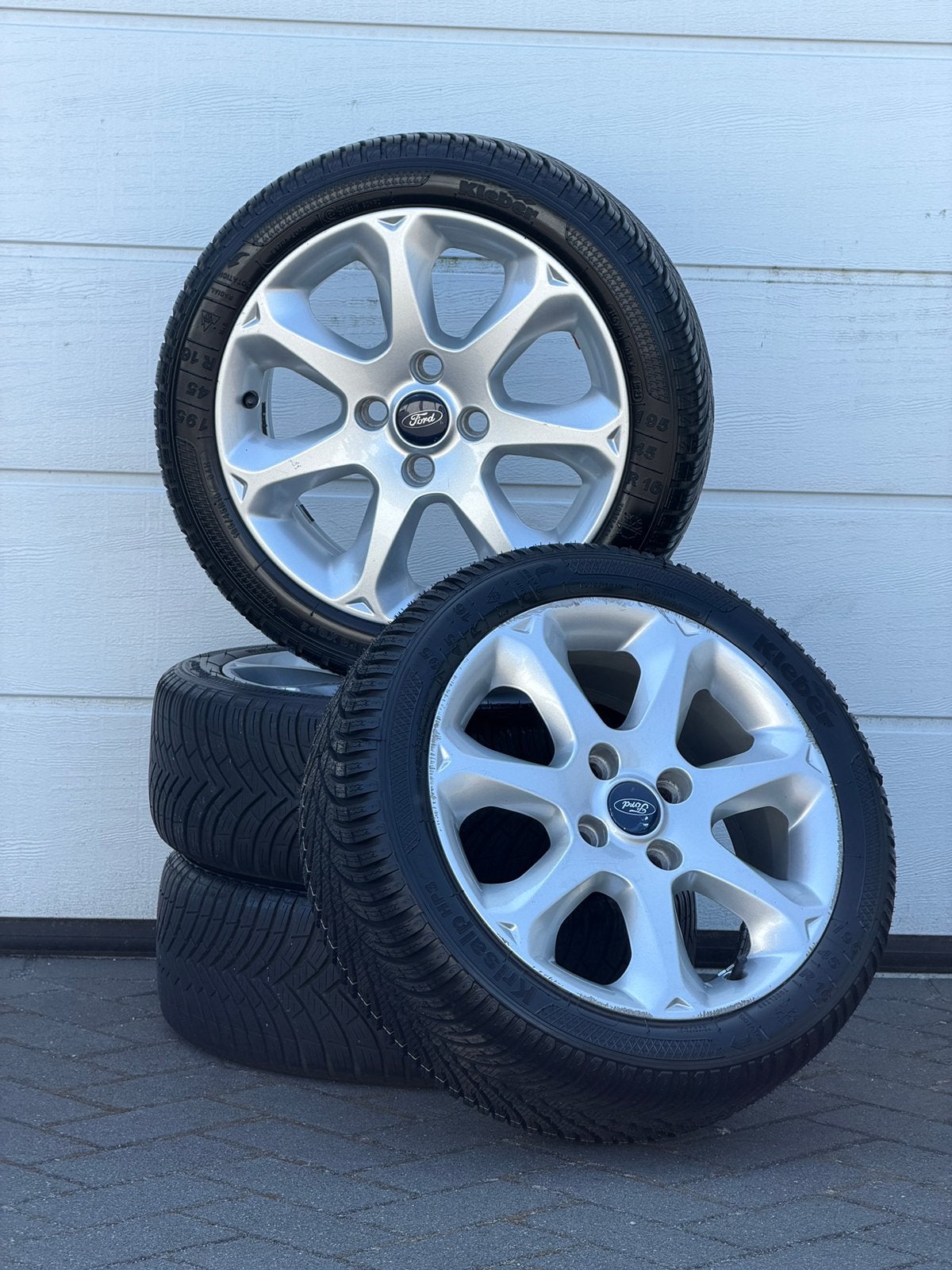 Ford Fiesta 16inch Velgen 4x108, Auto-onderdelen, Banden en Velgen, Ophalen, Gebruikt, 16 inch, Banden en Velgen