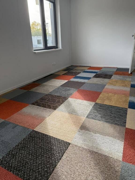 Goedekope budget mix tapijttegels 50x50cm, Crème, 75 m² of meer, Nieuw, Ophalen of Verzenden