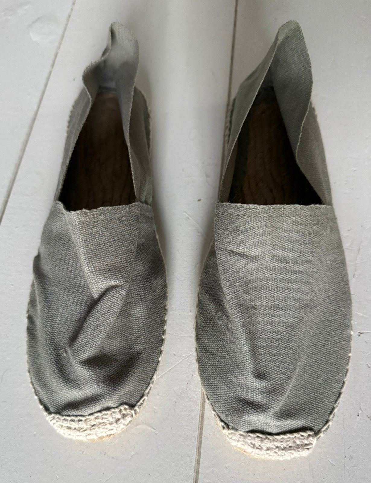 Espadrilles maat 42 Artesania, Ophalen of Verzenden, Zo goed als nieuw, Espadrilles of Moccasins, Grijs
