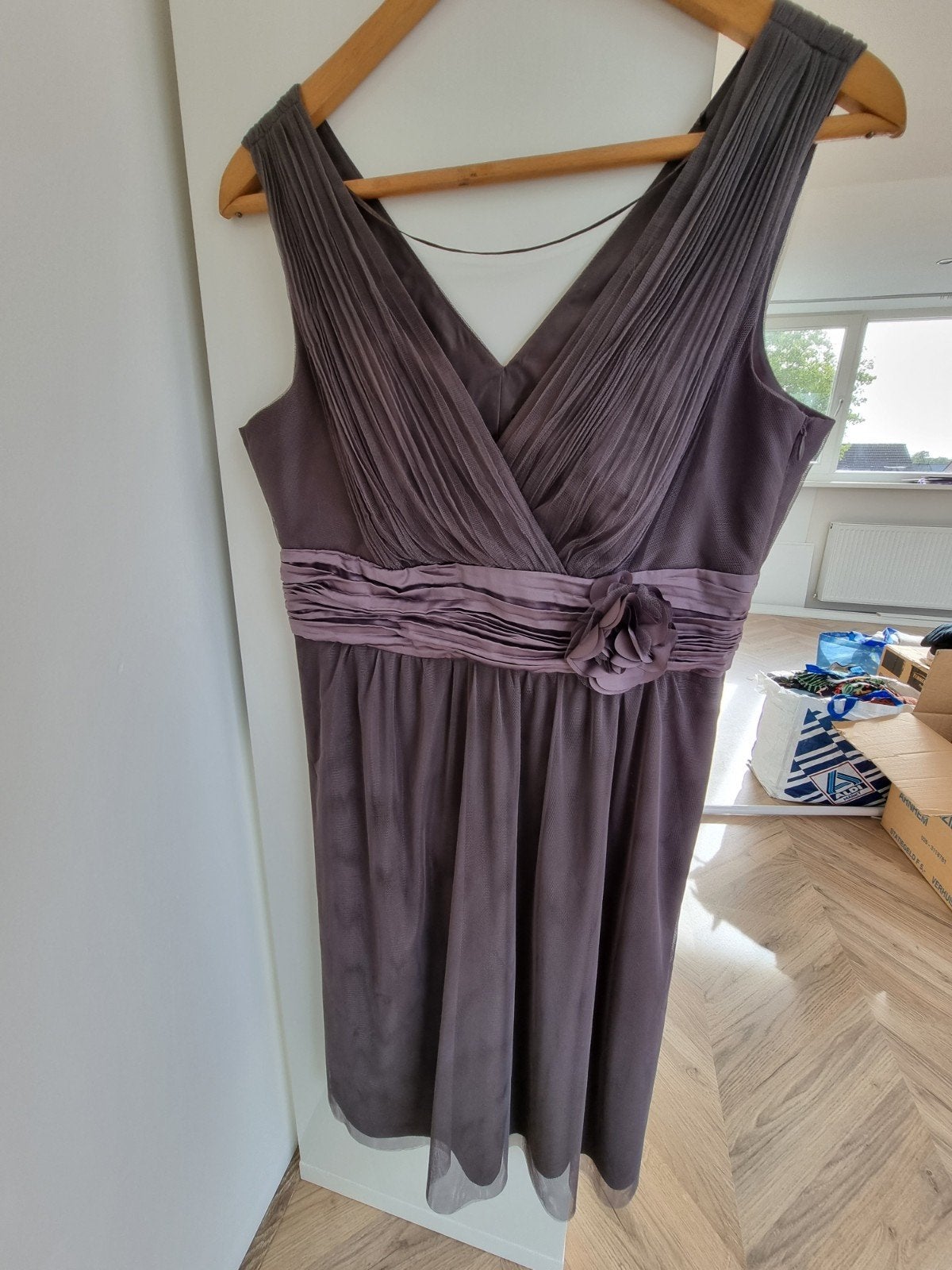 feestelijke jurk van esprit maat 42, Kleding | Dames, Ophalen of Verzenden, Zo goed als nieuw, Maat 42/44 (L), Blauw
