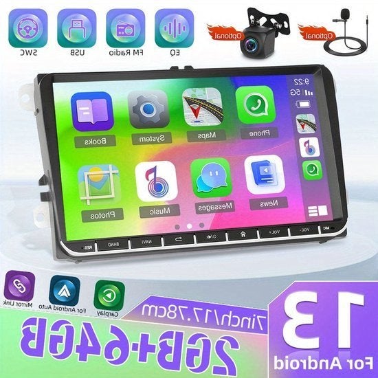 Autoradio – 2DIN Multimedia Speler – Car Radio – Auto Stereo, Hobby en Vrije tijd, Overige Hobby en Vrije tijd, Nieuw, Verzenden