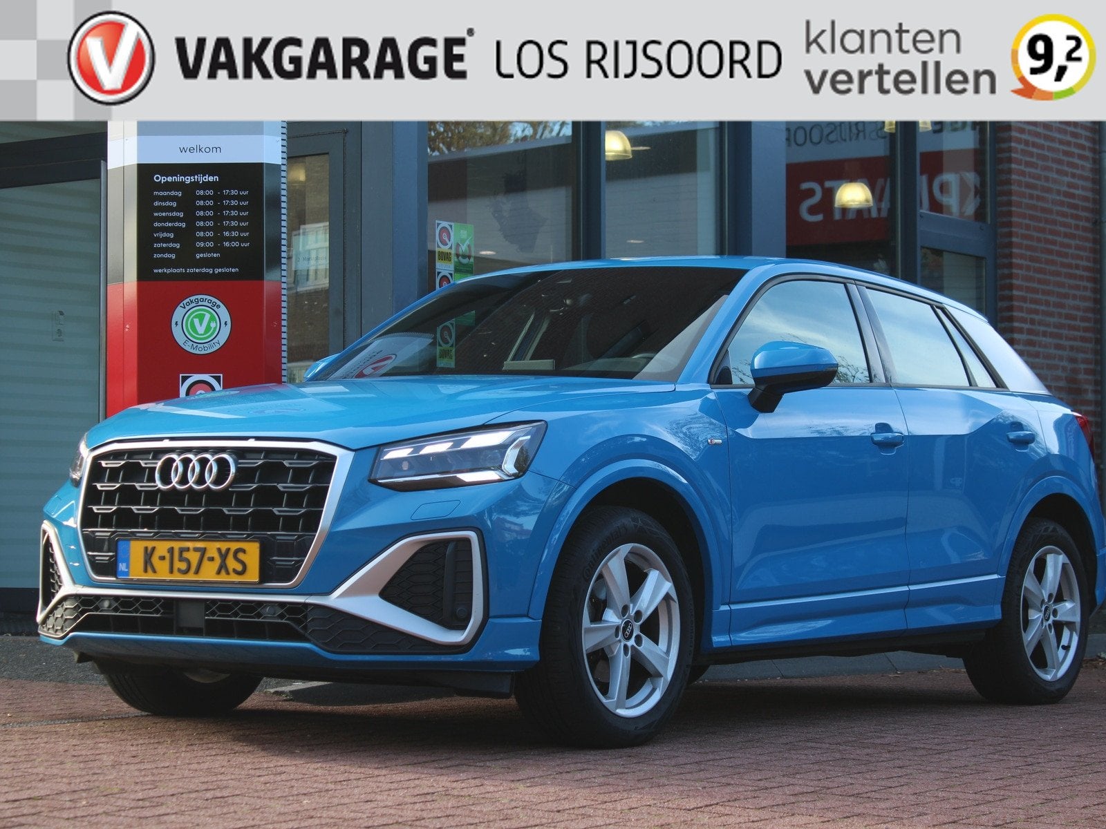 Audi Q2 35 TFSI *S Edition* Carplay | Volledig Leder | Navig, Auto's, 4 cilinders, 150 pk, Blauw, Bedrijf