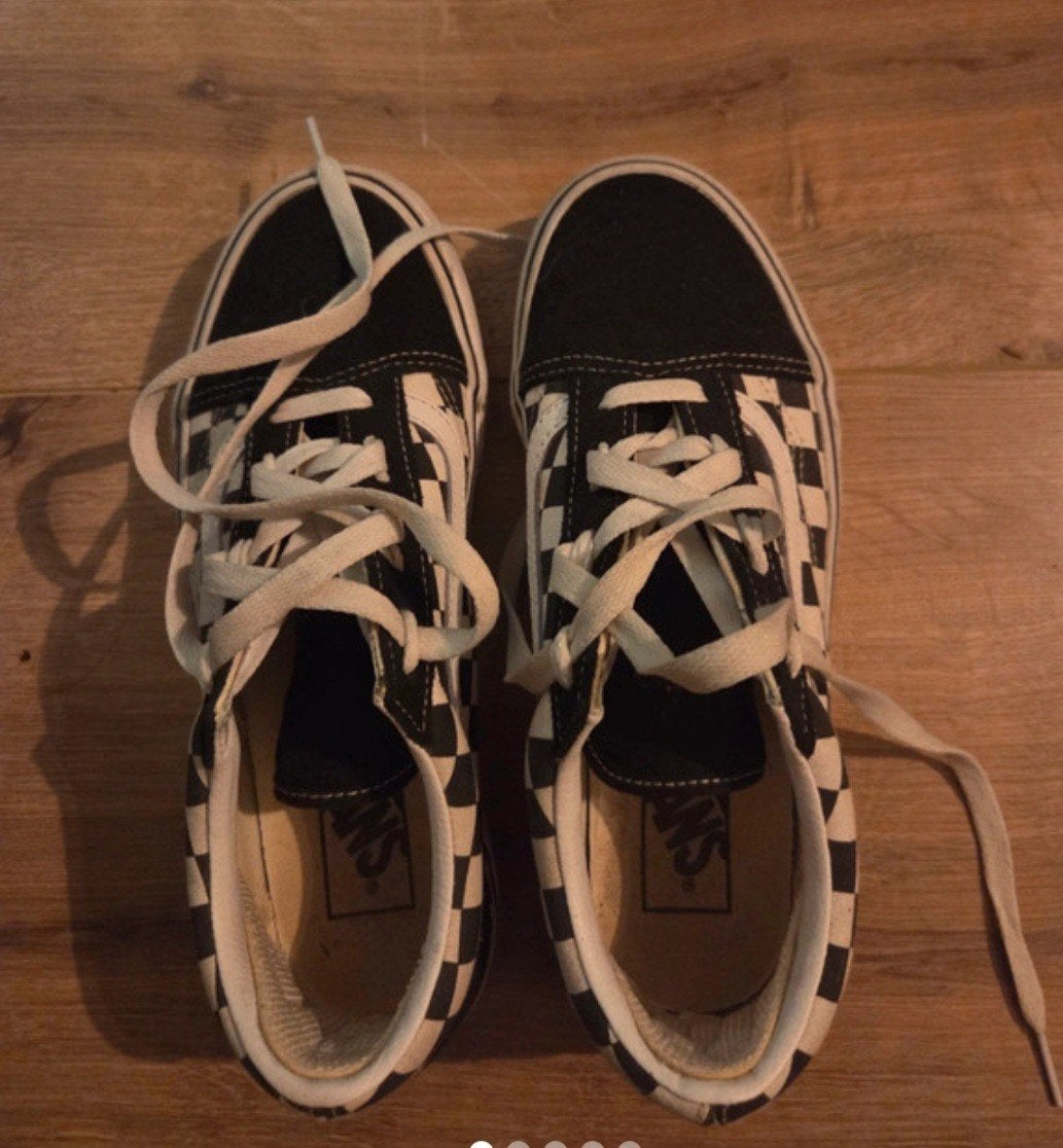 Vans checkerboard maat 38, Kleding | Dames, Schoenen, Zwart, Ophalen of Verzenden, Vans, Sneakers of Gympen