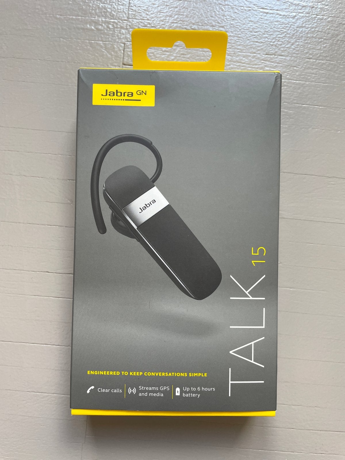 Jabra Talk 15 Bluetooth Headset - Nieuw in doos, Ophalen of Verzenden, Nieuw, Overige typen, Universeel