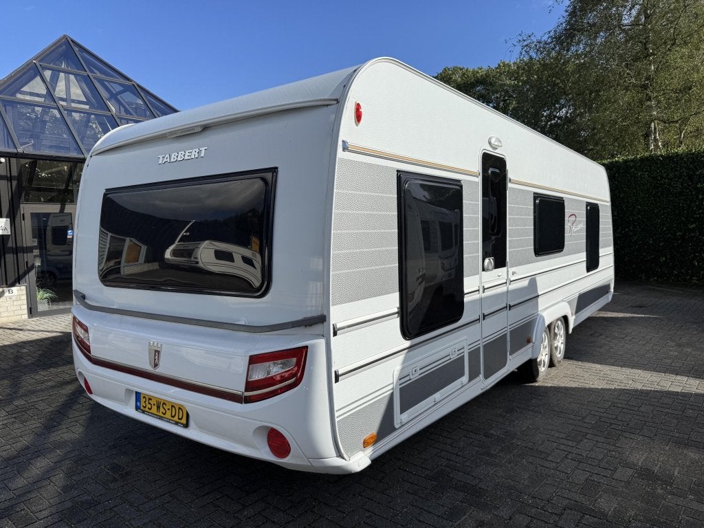 Tabbert Princess 740 2016 | Airco | Voortent | Queensbed, Caravans en Kamperen, Tabbert, Schokbreker, 7 tot 8 meter, Bedrijf