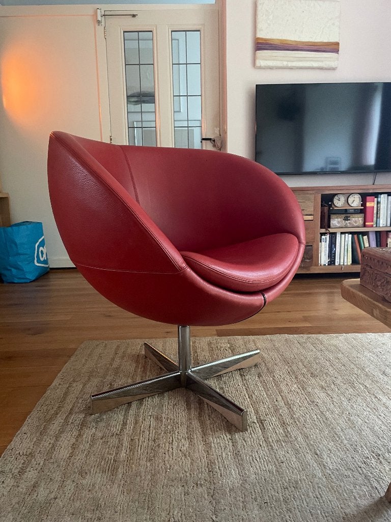 Fauteuil Stokke Planet, Huis en Inrichting, Ophalen, Gebruikt, 50 tot 75 cm, Leer