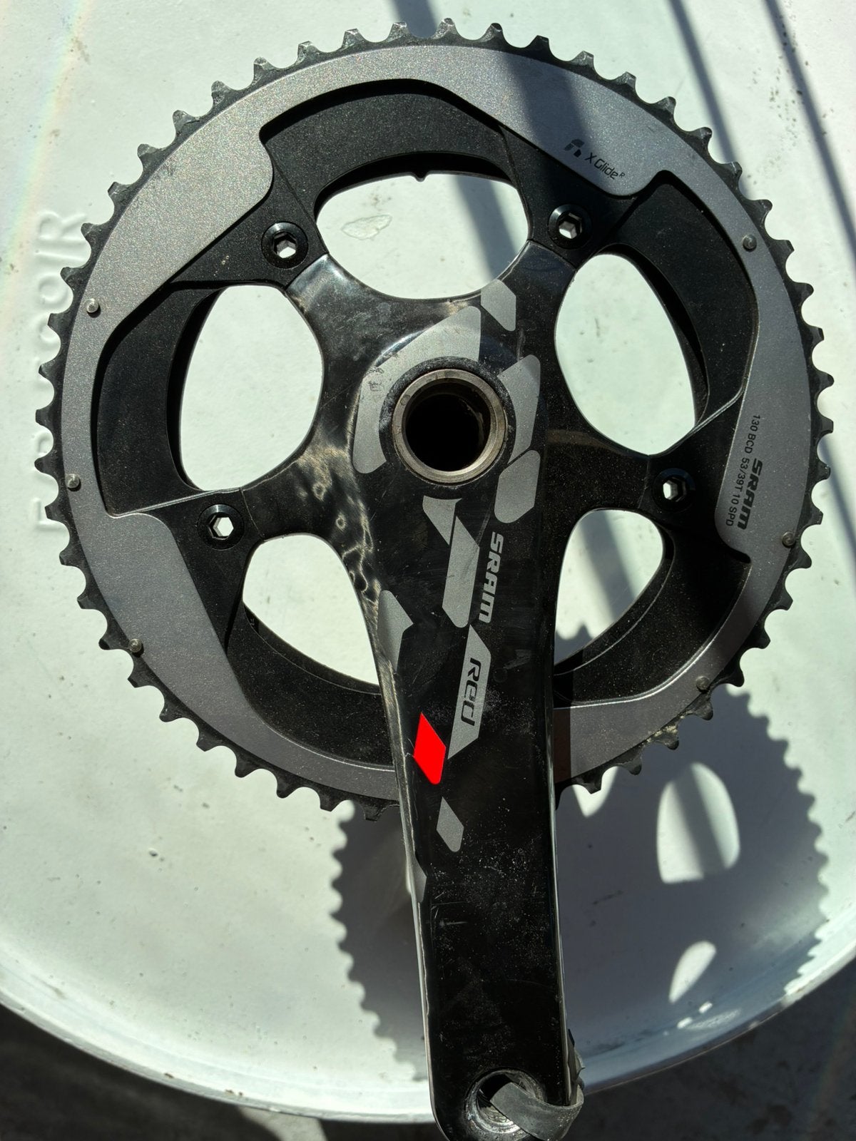 Sram red carbon crankstel igst, Fietsen en Brommers, Fietsonderdelen, Ophalen of Verzenden, Zo goed als nieuw, Carbon