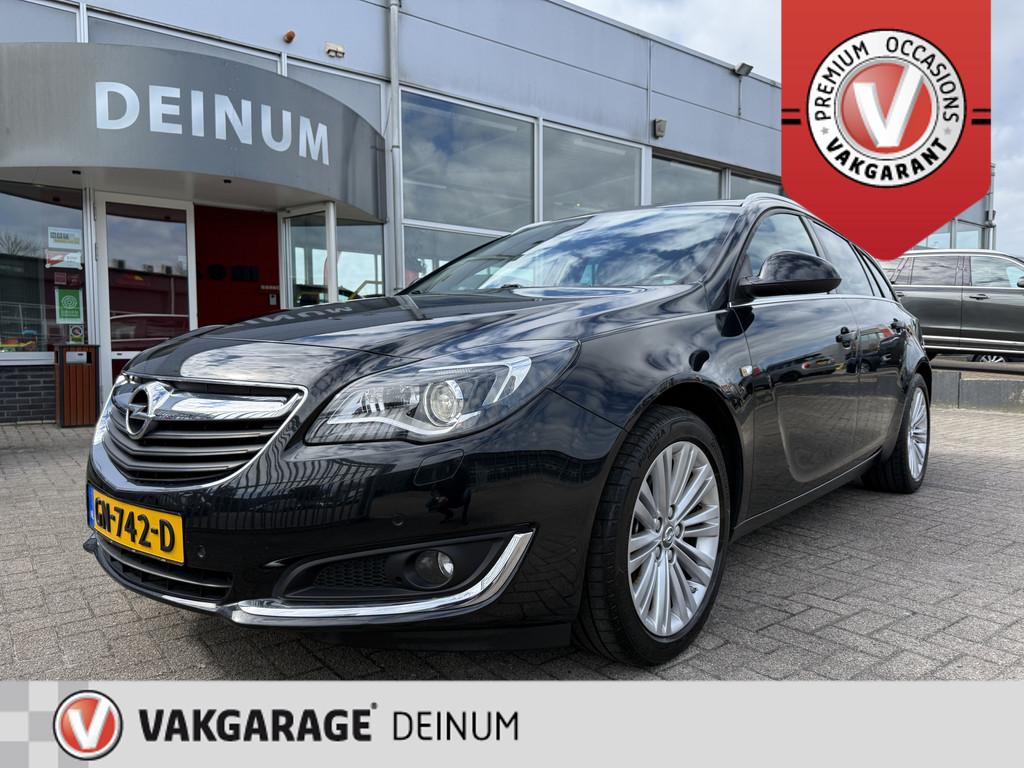 Opel Insignia Sports Tourer 1.6 Turbo Business+ Leder comfin, Auto's, Gebruikt, 4 cilinders, Met garantie (alle), Zwart