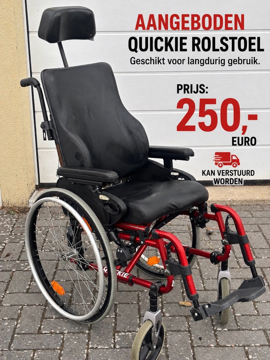 Luxe inklapbare rolstoel dikke zit en rugkussen ,, Diversen, Rolstoelen, Meer info ☎️0️⃣6️⃣➖2️⃣0️⃣9️⃣0️⃣1️⃣0️⃣4️⃣0️⃣, Quicki luxe rolstoel , inklapbaar