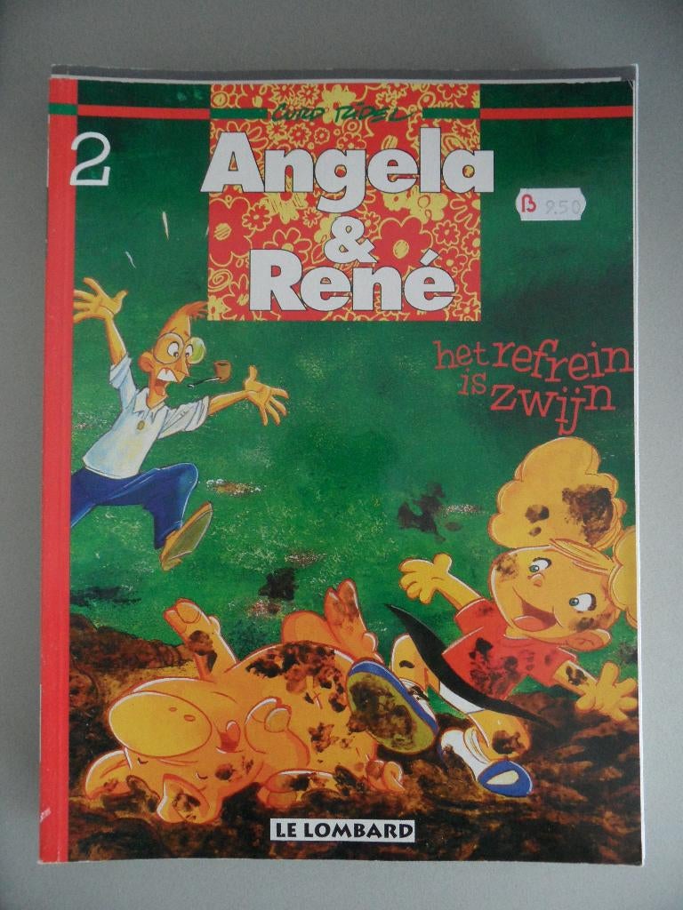 Angela en Rene. Nr 2. Het refrein is zwijn., Boeken, Eén stripboek, Ophalen of Verzenden, Gelezen