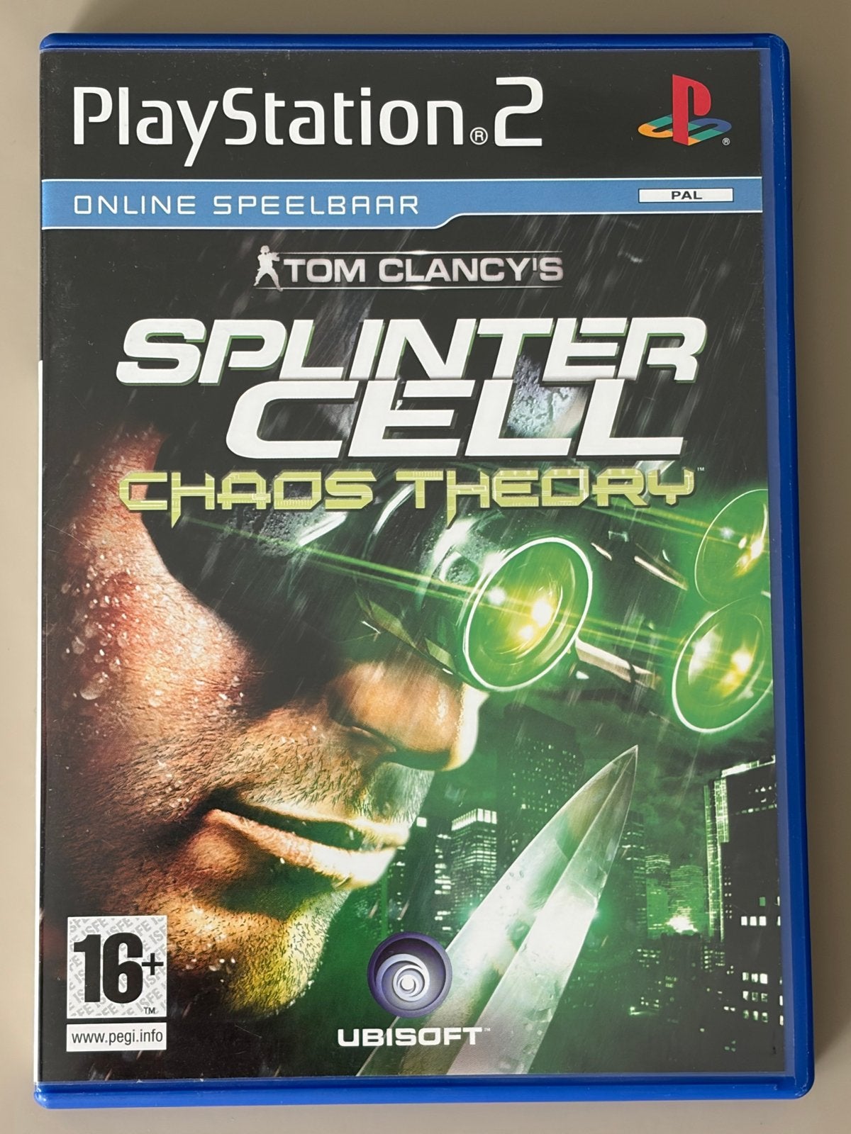 Tom Clancy's Splinter Cell Chaos Theory PS2, Spelcomputers en Games, Avontuur en Actie, Online, Gebruikt, 2 spelers