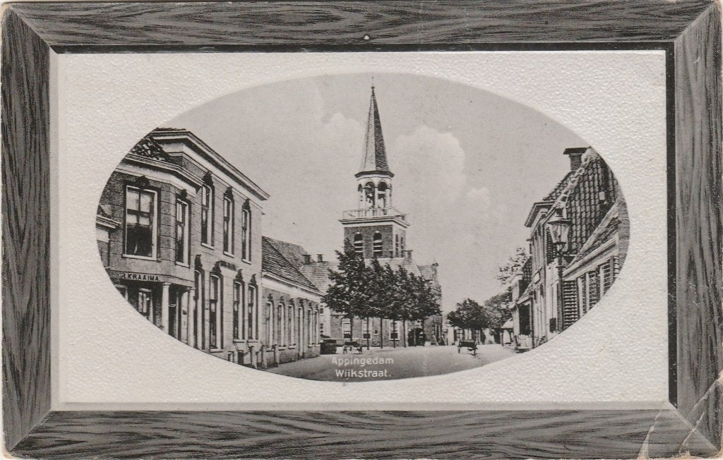 APPINGEDAM Wijkstraat 1910, Verzamelen, Verzenden, Voor 1920, Gelopen, Groningen