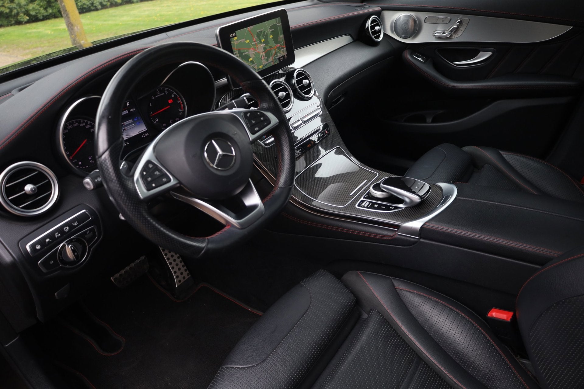 Mercedes-Benz GLC-klasse AMG 43 4MATIC Aut. | Black Style |, Automaat, Gebruikt, 367 pk, Leder