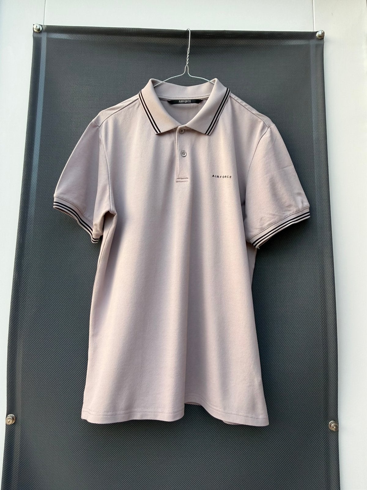 Airforce poloshirt - herenmaat M - grijs, Maat 48/50 (M), Ophalen of Verzenden, Zo goed als nieuw, Airforce