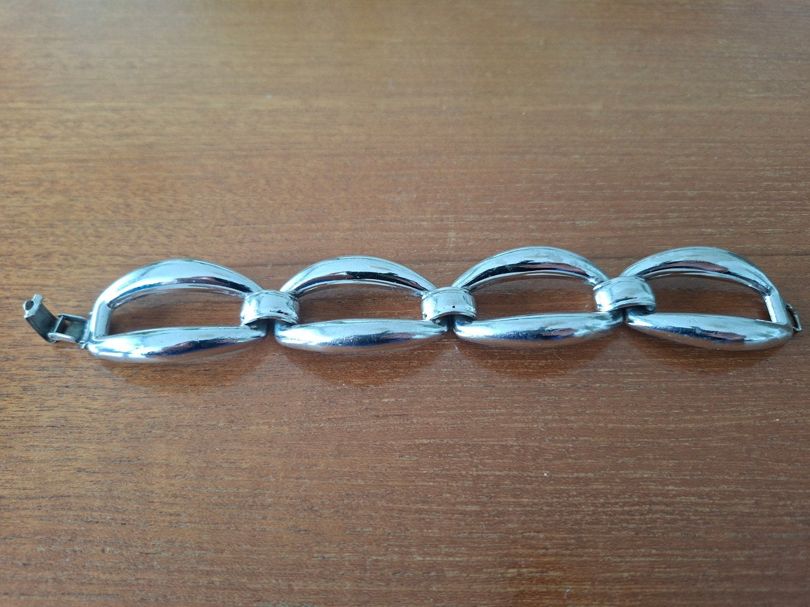 Vintage armband Grossé jaren 70, Ophalen of Verzenden, Gebruikt, Zilver, Overige materialen