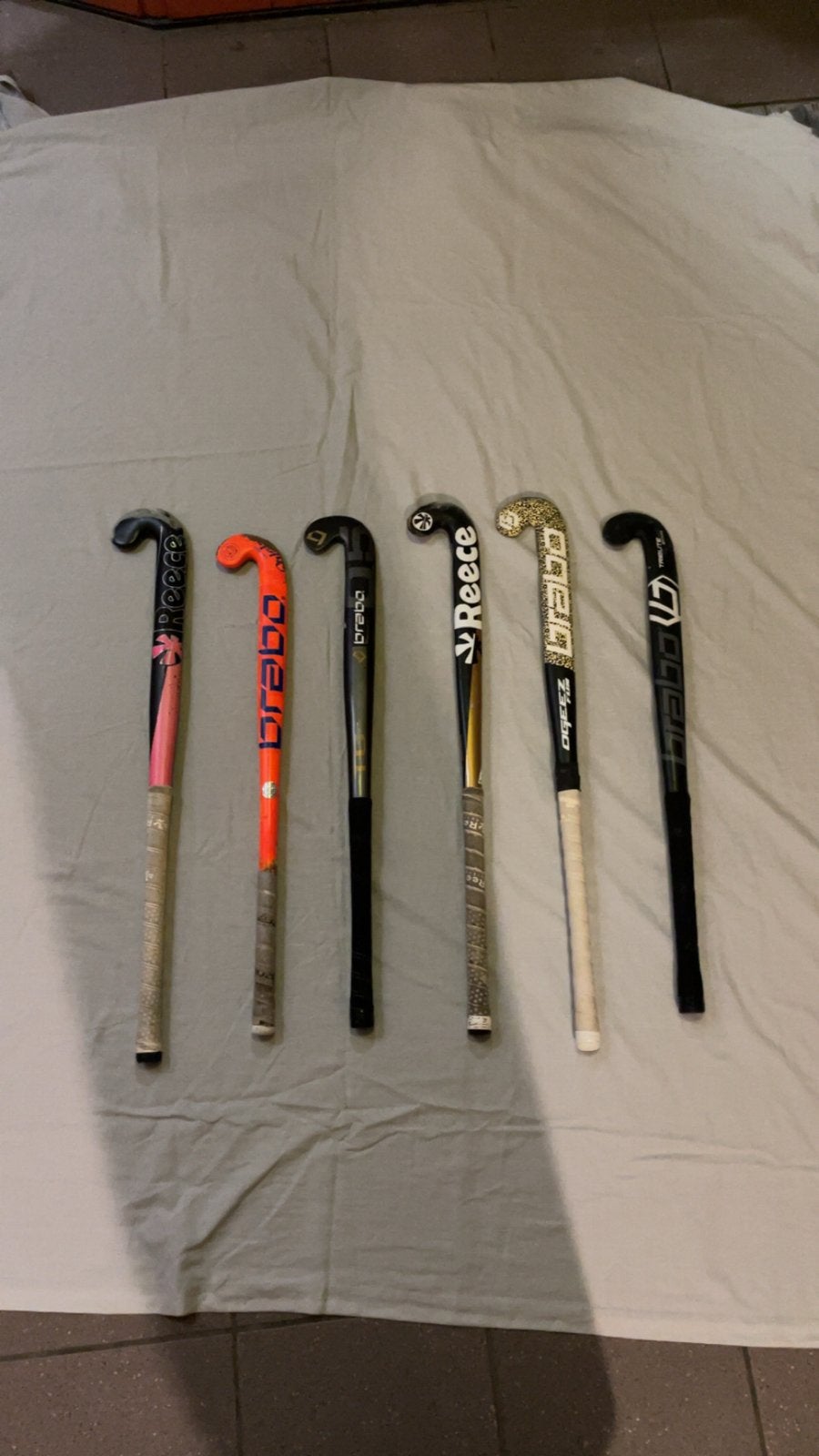 Diverse gebruikte hockeysticks - Brabo, Reece, Dita, Ophalen of Verzenden, Gebruikt, Stick
