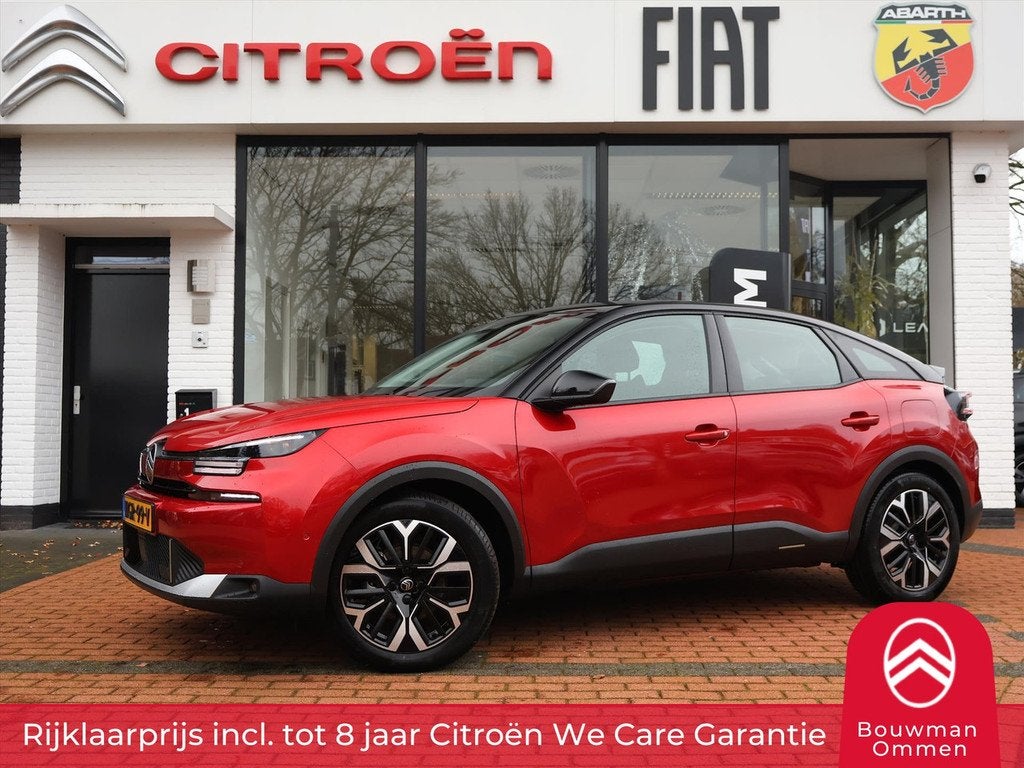 Citroën Ë-C4 EV Extended Range 156PK 54 kWh Business, Rijk, Auto's, Citroën, Bedrijf, Te koop, e-C4, Achteruitrijcamera, Adaptive Cruise Control