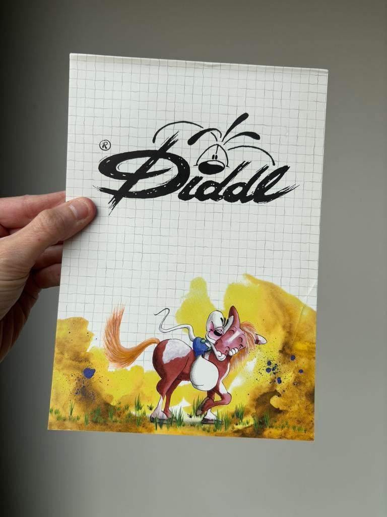 Diddl A5 blok nummer 182 zeldzaam, Verzenden, Diddl, Zo goed als nieuw, Papier, Kaart of Schrift