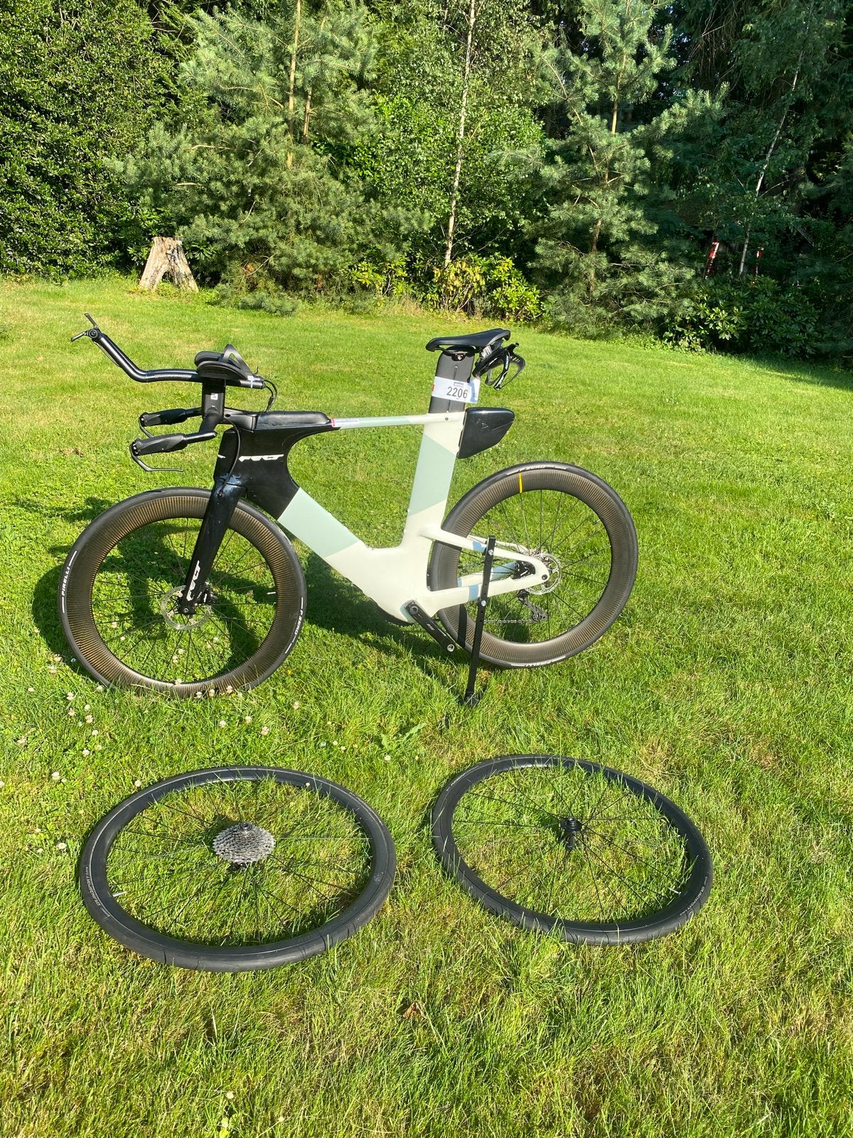 Felt Advanced IAx Tijdritfiets triatlon Maat L (58), 28 inch, Carbon, Zo goed als nieuw, 57 tot 61 cm