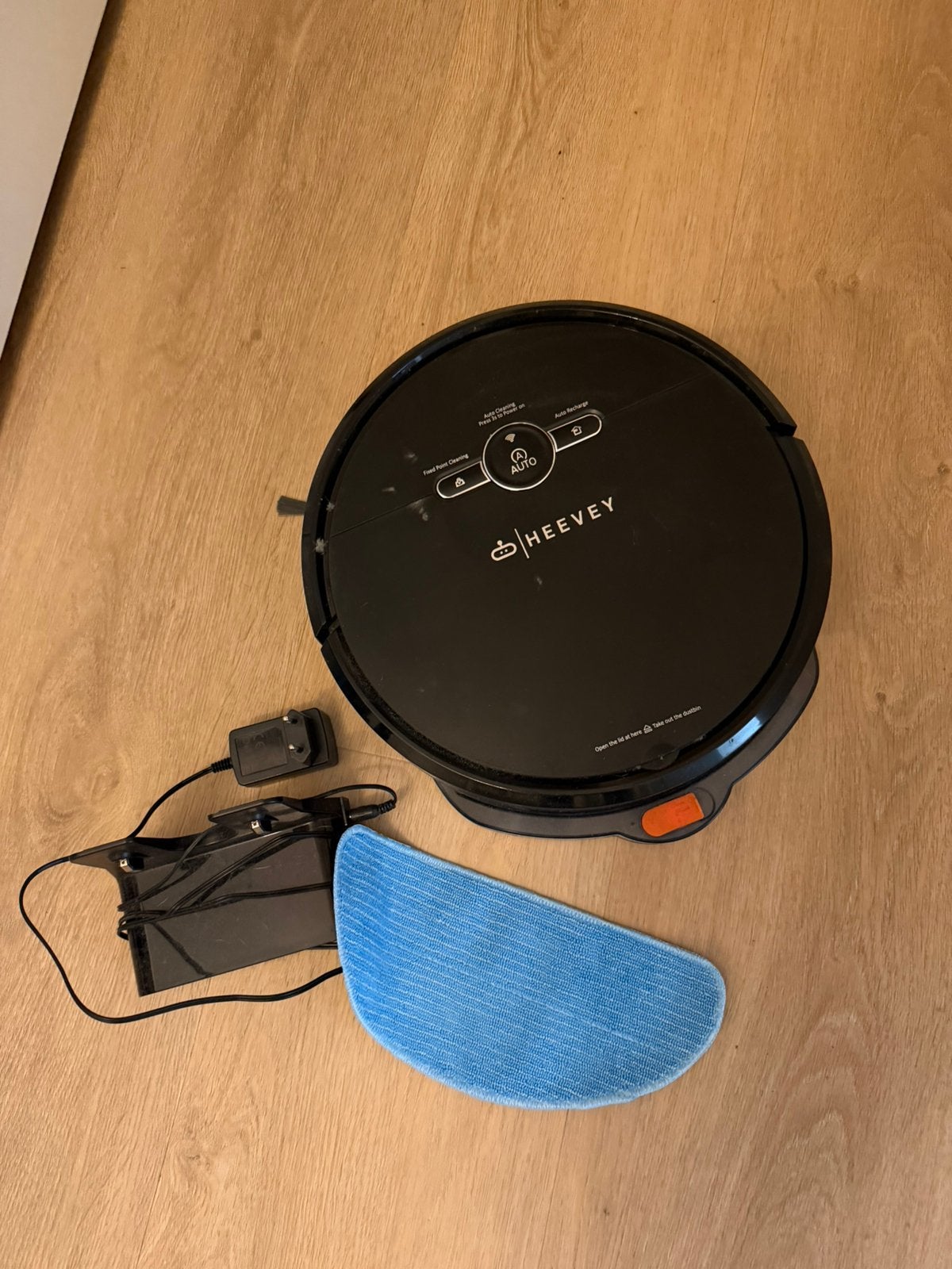 HEEVEY Robotstofzuiger + Dweilfunctie | App, Ophalen of Verzenden, Zo goed als nieuw, Robotstofzuiger