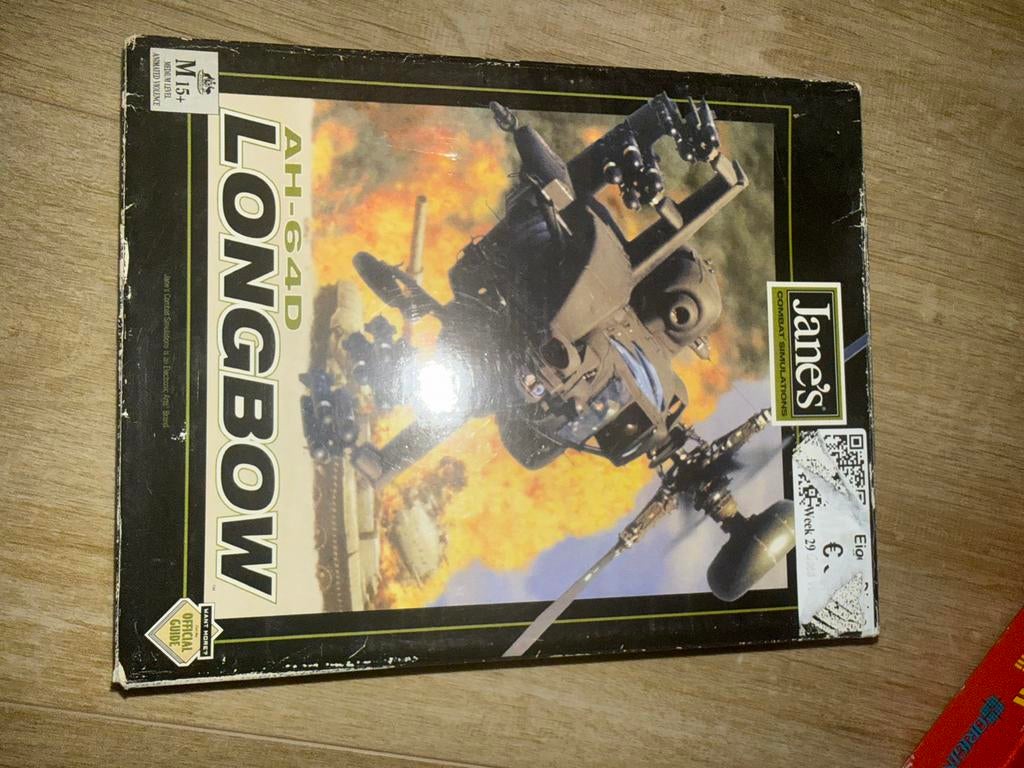 MS-DOS Big Box Retro Game: AH-64D Longbow (Simulatie), Gebruikt, 1 speler, Ophalen of Verzenden, Vanaf 16 jaar