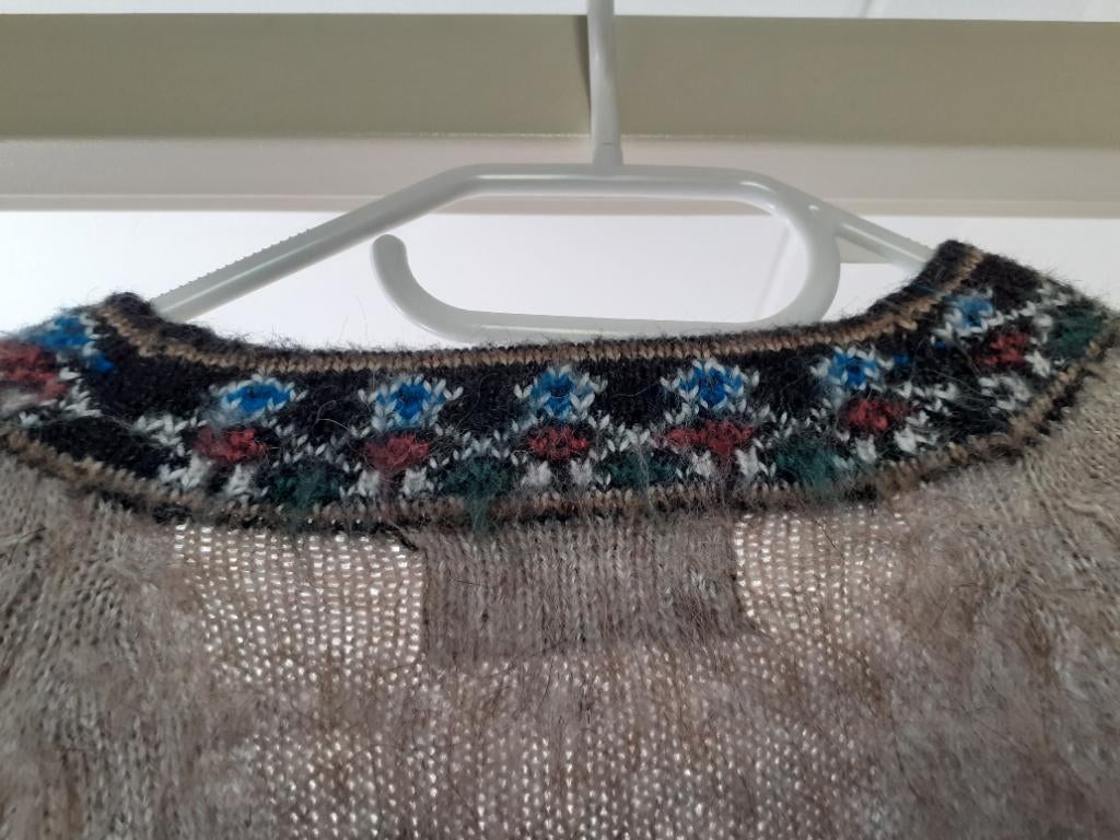 Damesvest, Maat 38/40 (M), Beige, Ophalen of Verzenden, Peru