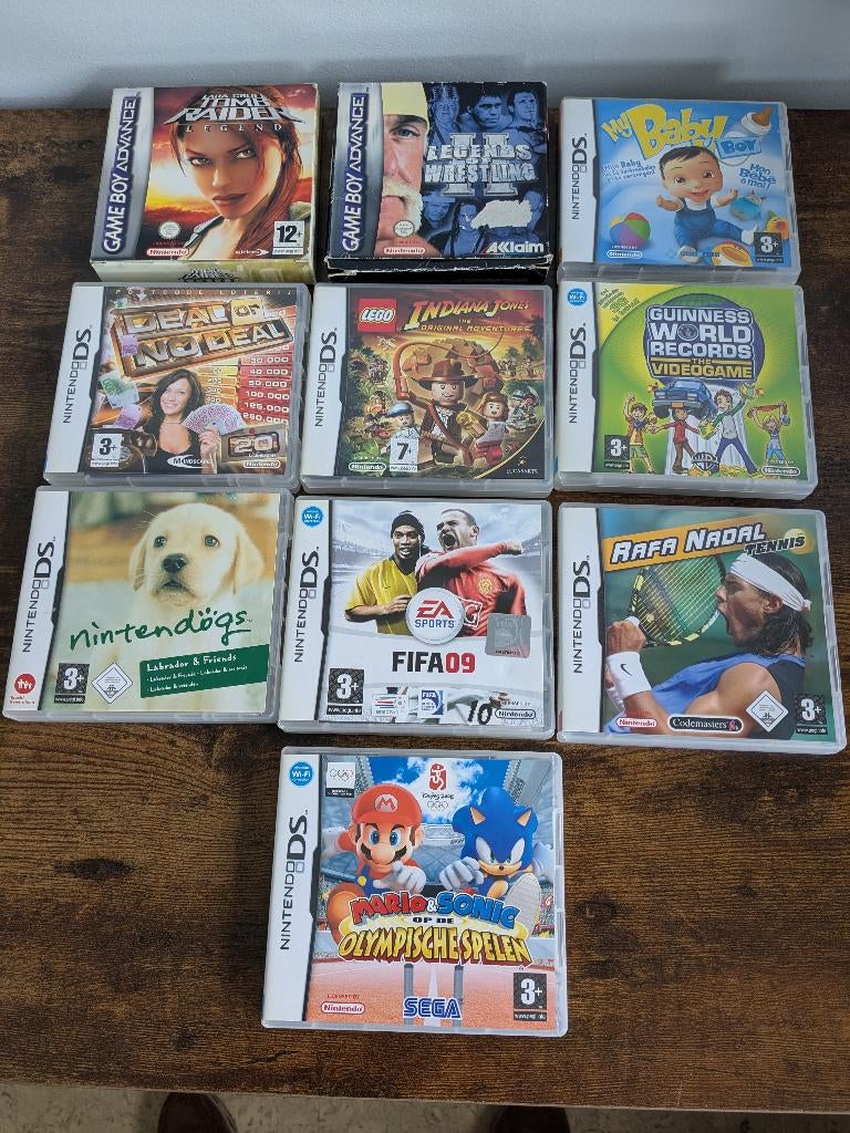 Nintendo DS games (8 stuks DS en 2 stuks GBA), Overige genres, 2 spelers, Ophalen of Verzenden, Zo goed als nieuw
