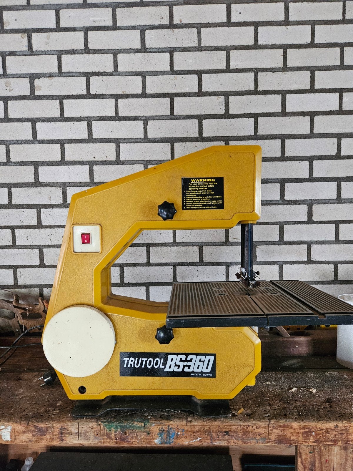 Trutool BS-360 Lintzaag - Gebruikt maar functioneel, Ophalen, Gebruikt, Lintzaag, Minder dan 600 watt