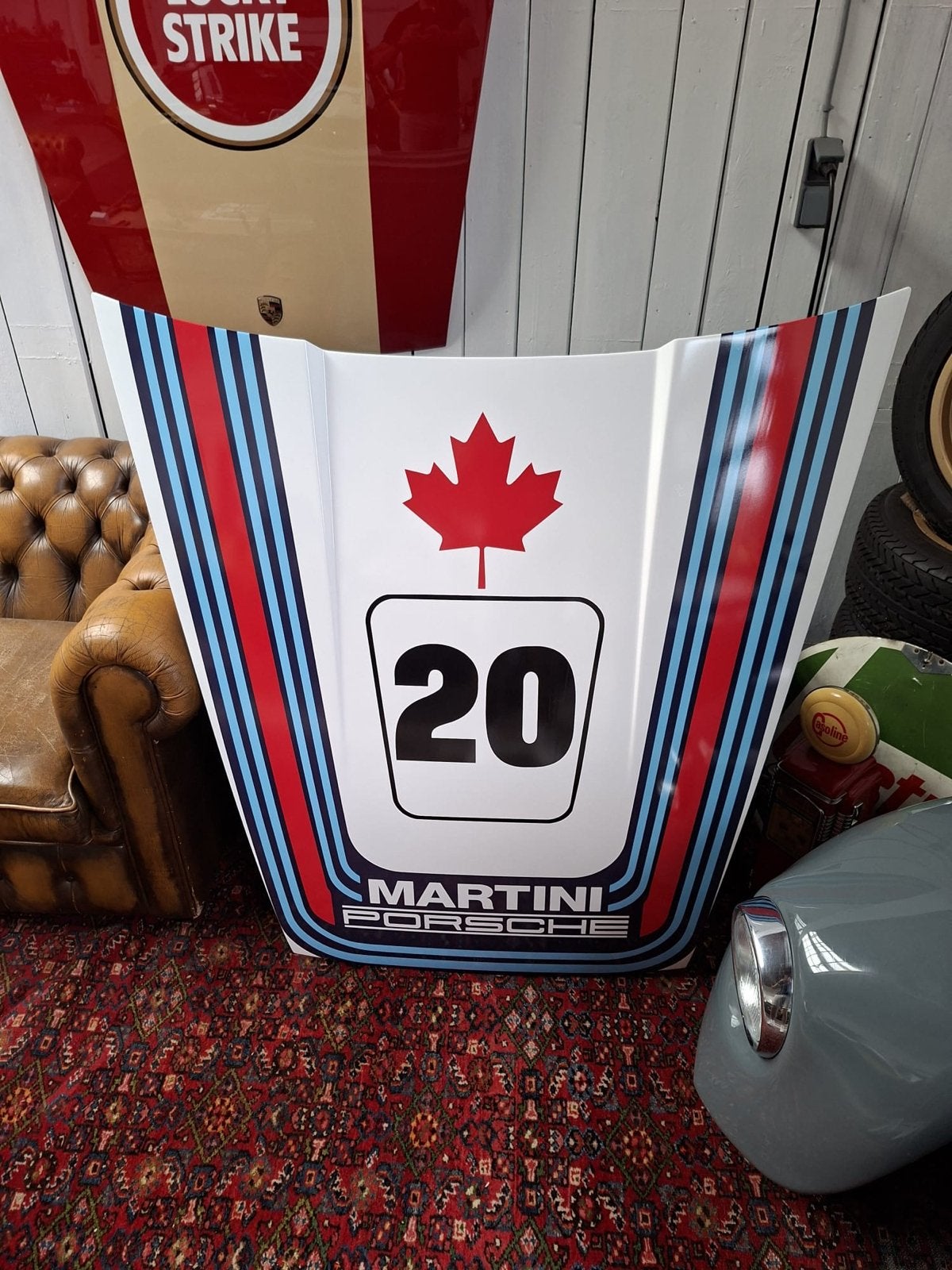 Porsche kofferklep Martini Racing #20 - Decoratief, Ophalen, Gebruikt, Voor, Porsche