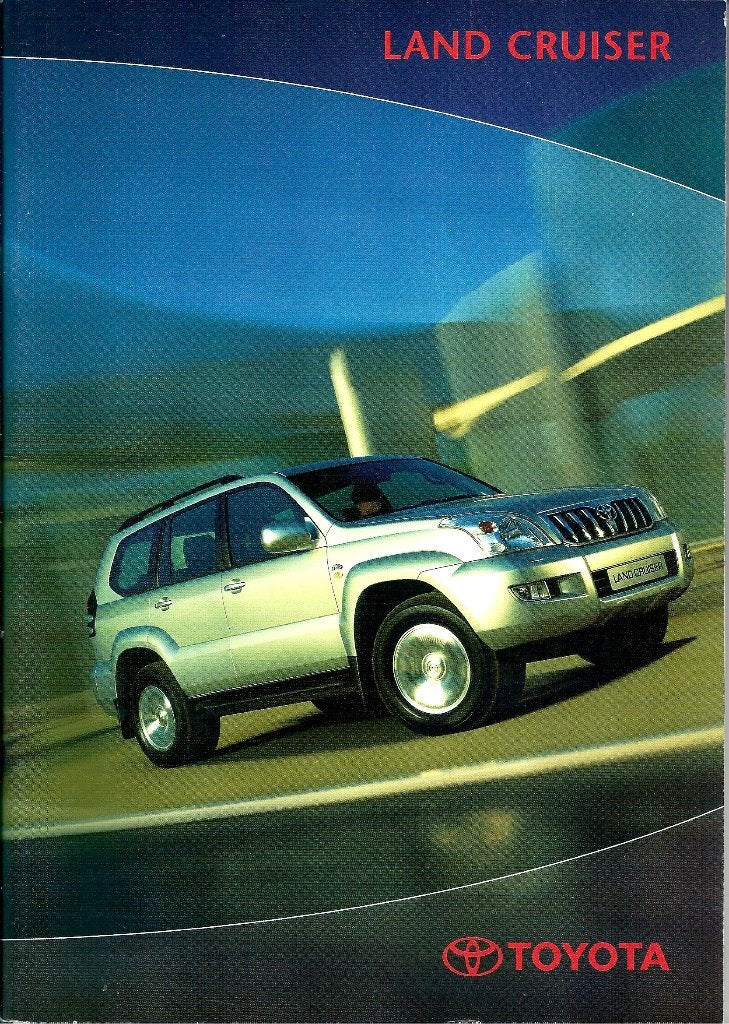 Brochure Toyota LandCruiser 2003, Ophalen of Verzenden, Gelezen, Toyota