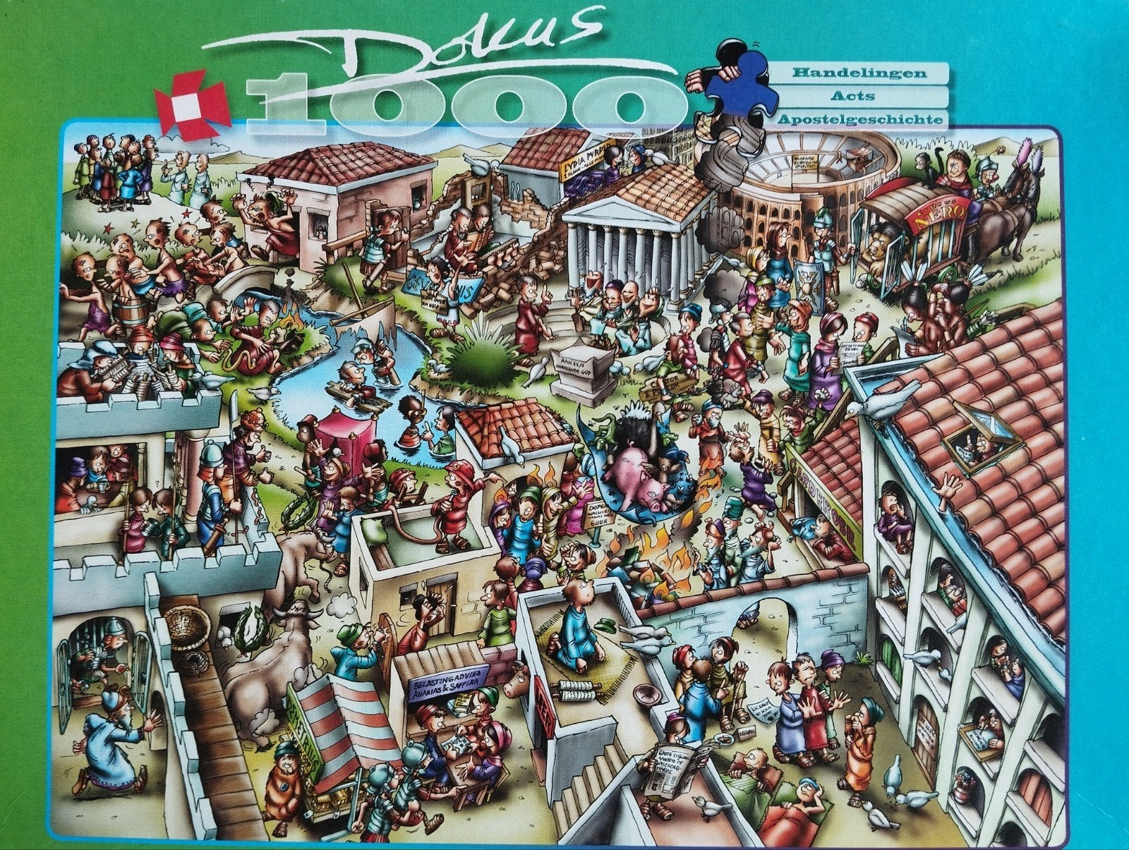 Cartoon puzzel, Ophalen, 500 t/m 1500 stukjes, Zo goed als nieuw