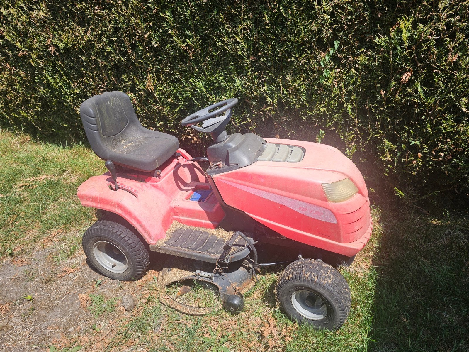 2 zitmaaiers voor onderdelen of met hoop werk, Tuin en Terras, Ophalen, Cirkelmaaier, Gebruikt, Benzine-grasmaaier