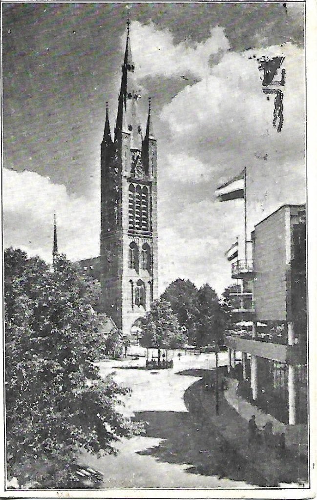 Hilversum- -St.Vituskerk., Verzenden, 1940 tot 1960, Gelopen, Noord-Holland