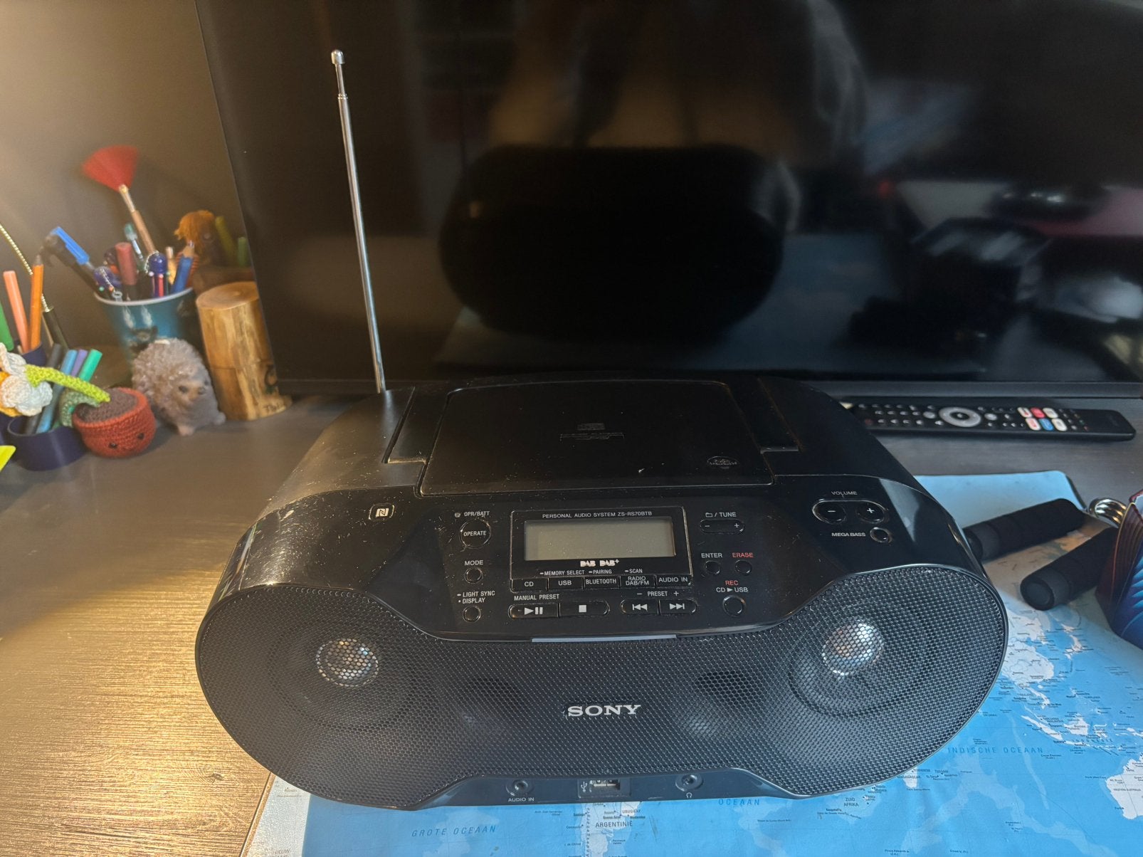 Sony ZS-RS70BT radio, Ophalen of Verzenden, Zo goed als nieuw, Radio