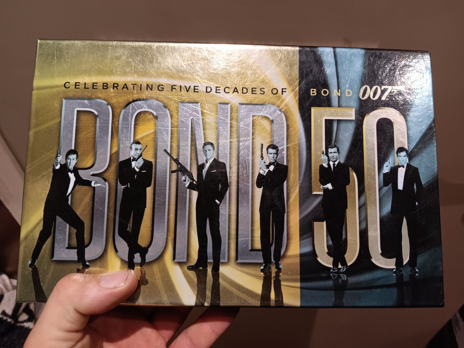 007 James bond celebrate 5 decades dvd box, Eén persoon