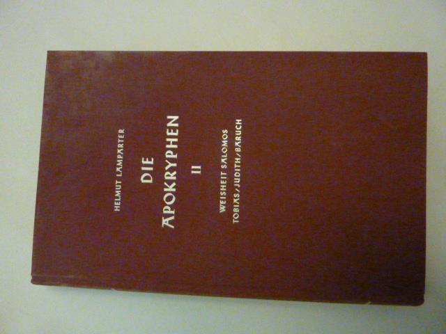Helmut Lamparter - Die Apokryphen II, Verzenden, Gelezen