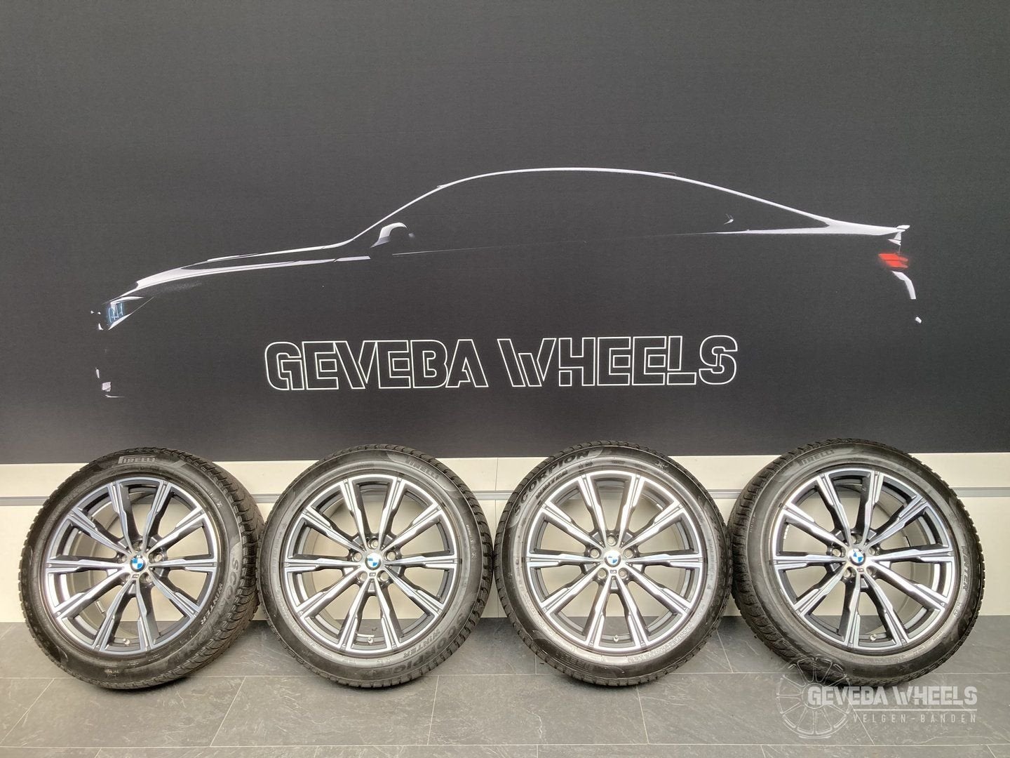 20” originele BMW X5 G05 / X6 G06 velgen + winterbanden 740M, Auto-onderdelen, Banden en Velgen, Gebruikt, -, 275 mm, -