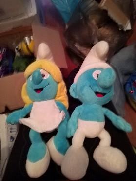 smurfen knuffels te koop, Ophalen, Zo goed als nieuw, Verschillende Smurfen, Poppetje, Figuurtje of Knuffel