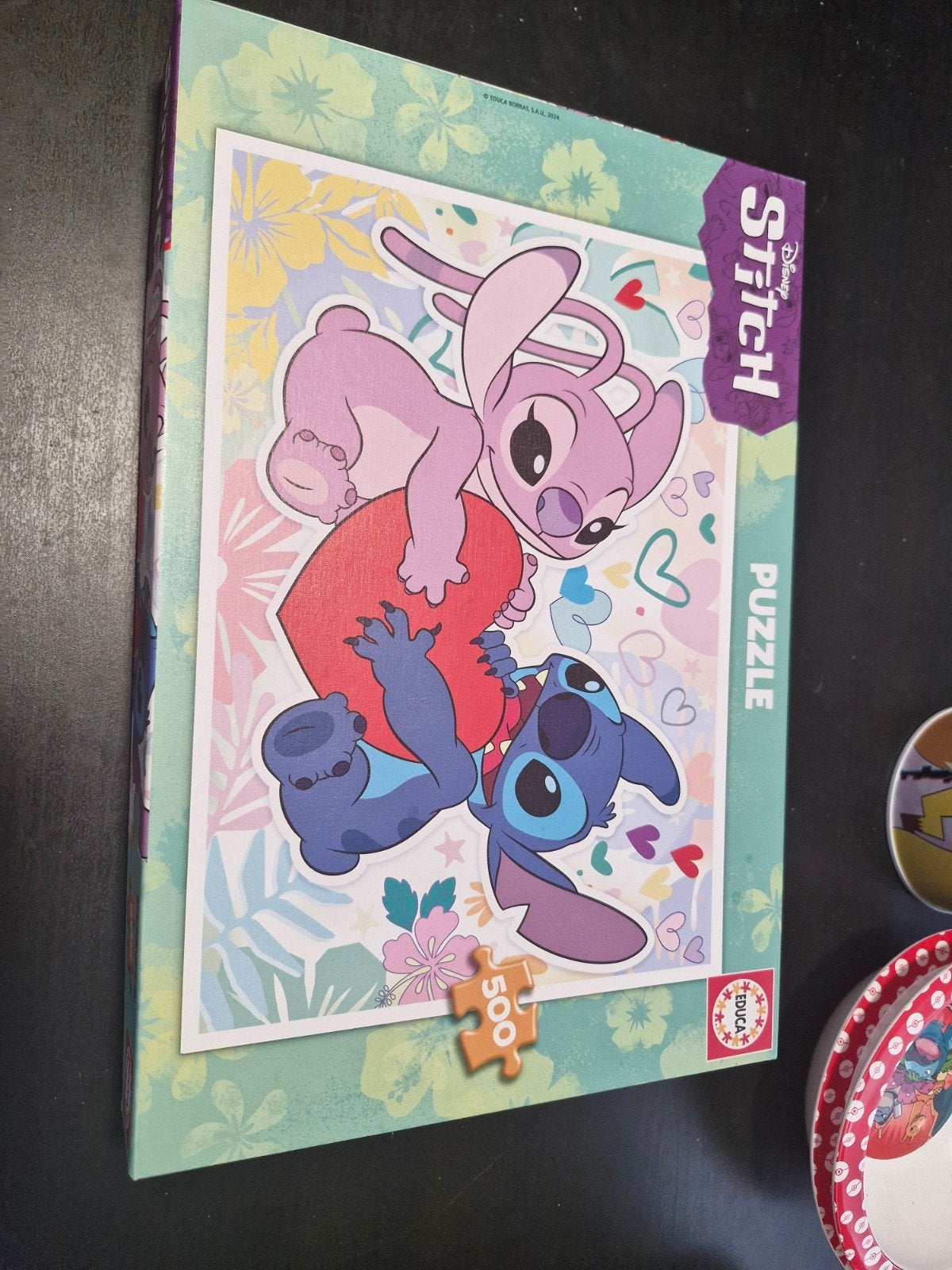 Disney Stitch & Angel Legpuzzel 500 stukjes, Ophalen of Verzenden, 500 t/m 1500 stukjes, Zo goed als nieuw, Legpuzzel