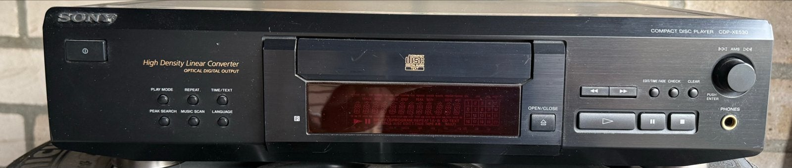Sony CDP-XE530 High-End CD-speler - Uitstekende Kwaliteit, Ophalen of Verzenden, Gebruikt, Sony