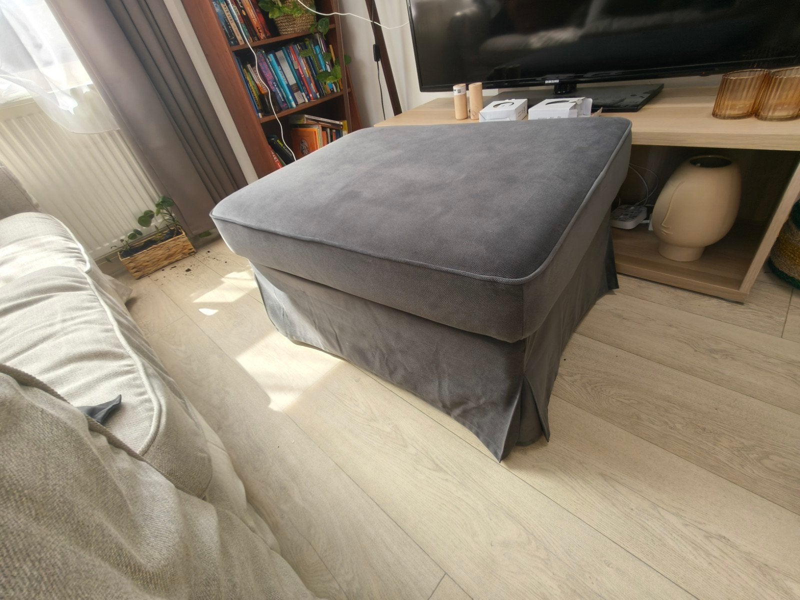 IKEA EKTORP Voetenbank, Ophalen of Verzenden, Rechthoekig, 75 tot 100 cm