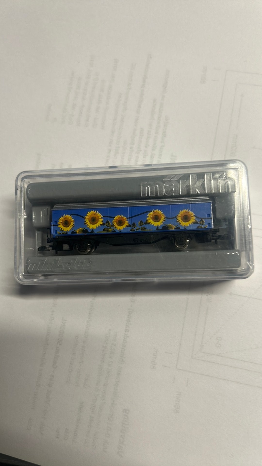 Marklin miniclub z spoor gesloten wagons, Wisselstroom, Wagon, Ophalen of Verzenden, Zo goed als nieuw